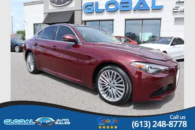 JUST ARRIVED 280 HP 2019 ALFA ROMEO GIULIA Q4 AWD WITH LOW MILEAGE OF 61.000 KM , COMES WITH NAVIGAT...