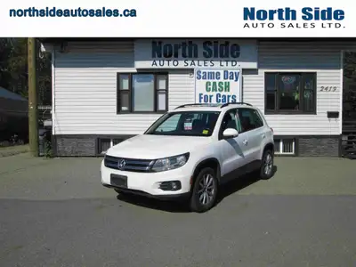 2017 Volkswagen Tiguan Wolfsburg Edition AWD with 126,705km! Equipped with remote keyless entry, pow...