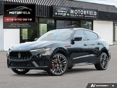 Exclusive Listing - One Owner - Accident Free — Maserati Levante Trofeo w/ Ferrari Derived 3.8L Twin...