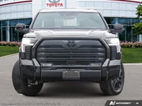 Introducing the all-new 2026 Toyota Tundra 4x4 Crewmax Limited Hybrid in an impressive gray finish,... (image 1)