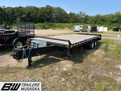 Canada Trailers - Equipment Float 30,000GVWR Beavertail See more inventory online at www.bwtrailers....