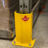 Pallet racking frame guards - Quick ship anywhere in Canada