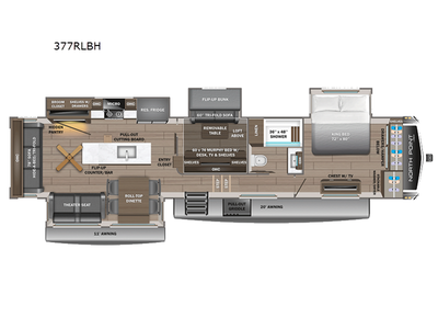 Please Call Us At 613.851.7326 with any questions? Jayco North Point fifth wheel 377RLBH highlights:...