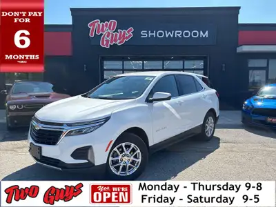 2022 Chevrolet Equinox LT Summit White *REMOTE START*, *POWER DRIVER SEAT*, *BLUETOOTH*, *BACK-UP CA...