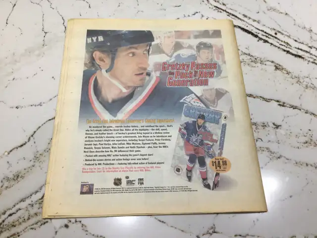 The Hockey News Wayne Gretzky New York Rangers Jan. 23, 1998 $2063871131264513121