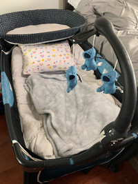 Baby items (Playpen, Daybed, Rocking Chair)