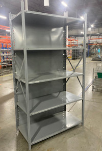 Used industrial metal shelving - strong and durable