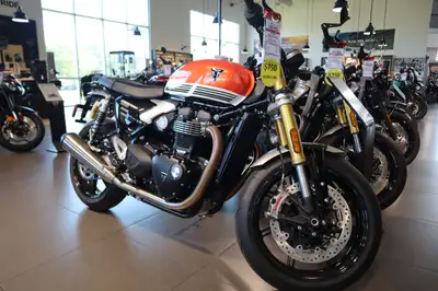 Argyll Motorsports 2025 Triumph Speed Twin 1200 RS Baja Orange/Sapphire Black NOTHING COMES CLOSE Br...