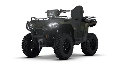 ALL-IN ADVENTURE FOR TWO The next-generation Sportsman Touring 570 is upgraded with a new design and...