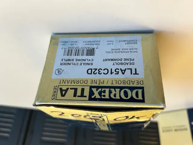 Pêne dormant acier inox, satiné in Hardware, Nails & Screws in Drummondville - Image 4