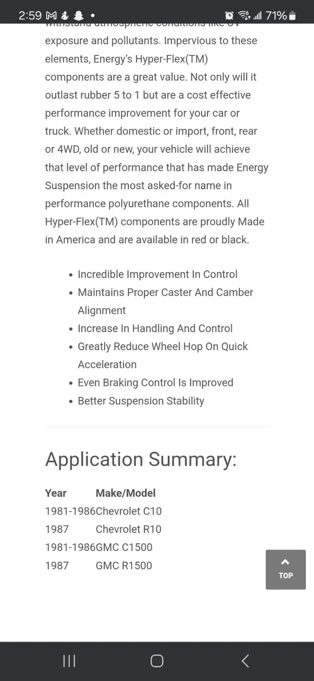 1981 - 1986 CHEV GMC 2 WHEEL DRIVE COMPLETE BUSHING KIT C1500 in Auto Body Parts in Edmonton - Image 4