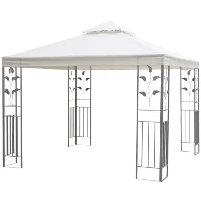 10' x 10' Outdoor Garden Metal Gazebo Patio Canopy Marquee Patio, View more