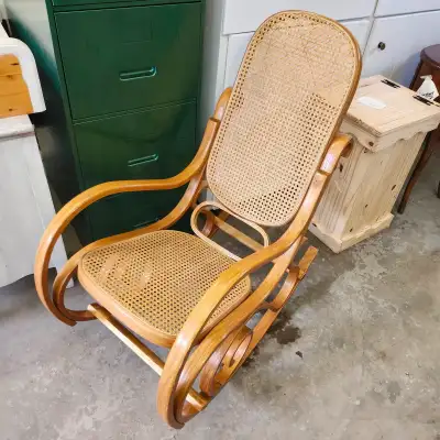 Vintage Bentwood Rocking Chair, View more
