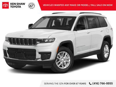 Bright White Clearcoat 2024 Jeep Grand Cherokee L Summit We are the longest-standing Toyota Dealersh...