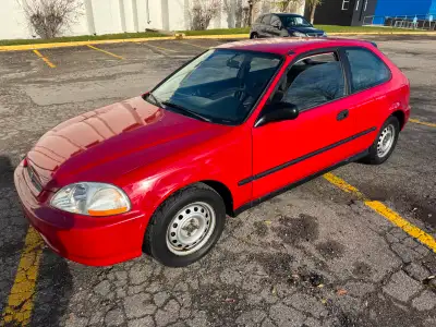 1997 Honda Civic Hatchback – Clean Title, Manitoba Safetied, No Rust! Reliable, fuel-efficient, and...