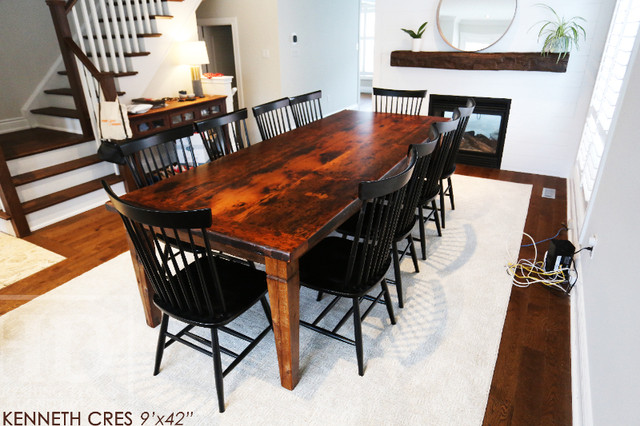 Ontario Barnwood Harvest Tables / www.table.ca in Dining Tables & Sets in Cambridge - Image 3