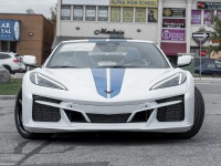 *Price Includes Luxury Tax* Electric Blue Full Length Dual Racing Stripes | Gloss Black Wheels | Blu... (image 2)
