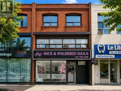 Rare opportunity to own a brand-new, fully renovated, turn-key nail salon in one of Danforth Avenue'...