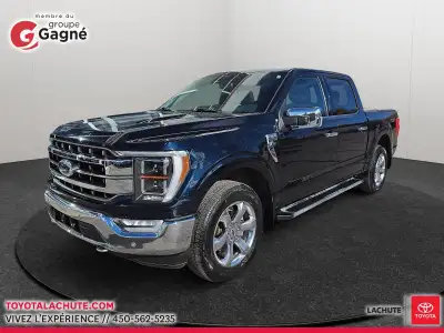 Le Ford F-150 2022 version LARIAT cabine SuperCrew 4RM caisse de 5,5 pi, offert chez Toyota Lachute...
