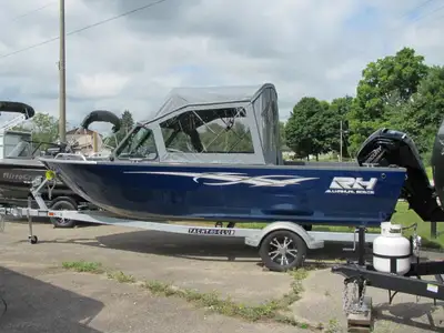 IN HEATED SHOWROOM-EASTERN ONTARIO'S EXCLUSIVE RH ALUMINUM BOAT DEALER TOWN AND COUNTRY RV PRESENTS...
