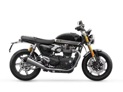 2026 Triumph Speed Twin 1200 RS Sapphire BlackNOTHING COMES CLOSE Breathtaking design meets focused...