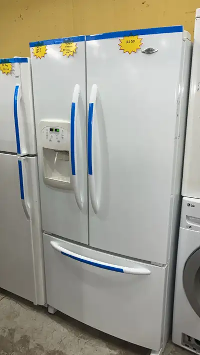 Maytag 33”French Door Refrigerator Fully Tested 30 Days, View more