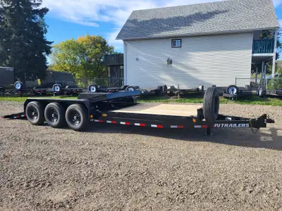 YEAR: 2025 MAKE: PJ MODEL: HEAVY DUTY TRI-AXLE TILT TRAILER SIZE: 7' X 24' AXLES: 3-7,000LB AXLES G....