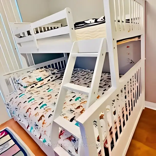 Twin over Full bunk bed - cash on delivery in Beds & Mattresses in Kingston - Image 3