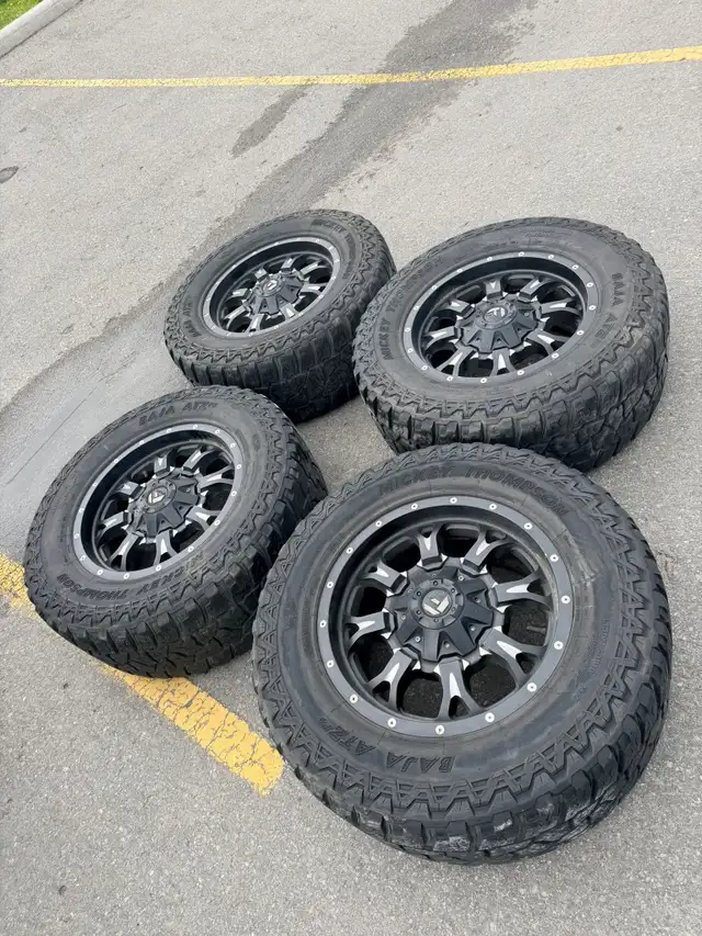 305/60/18 fuel crank 6x135 6x139.7 Gmc sierra dodge ram 1500 in Tires & Rims in Mississauga / Peel Region - Image 6