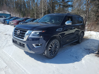 Welcome to Nissan Lloydminster 2023 NISSAN Armada Engine: 8 Cylinder Engine 5.6L L/100Km City: 17.5...
