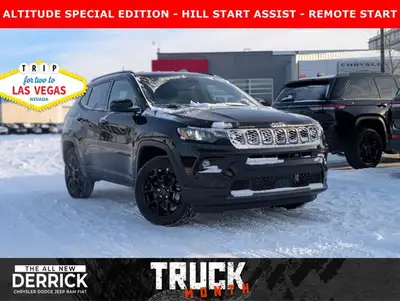 The 2026 Jeep Compass North in Diamond Black Crystal Pearl with a Black interior combines bold style...