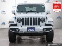 New Price! Odometer is 10286 kilometers below market average! Bright White Clearcoat 2023 Jeep Wrang... (image 7)