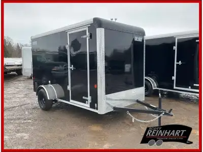 2026 Car Mate Trailers 6x12 Sportster Cargo Trailer 2990LB GVWR, 3500LB Dexter Drop Axle and EZ Lube...