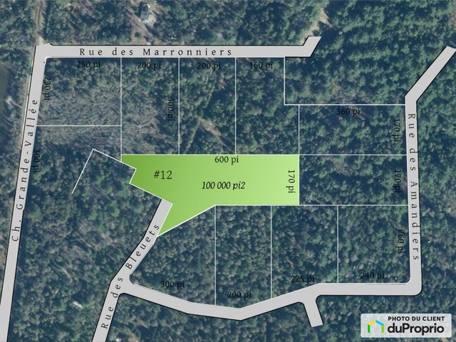 $59,000 - Price taxes not included - Residential Lot in Chertsey — photo 1