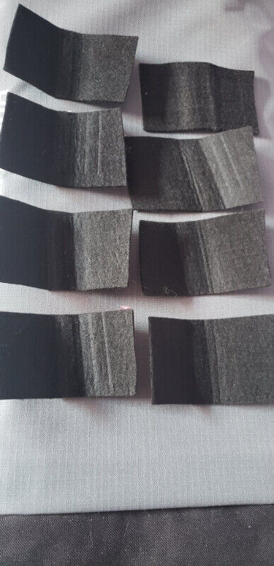 8- 2.5" X 4" felt pads, black. in Other in Pembroke