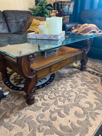 Coffee table , end tables, sofa table set by ashley furniture