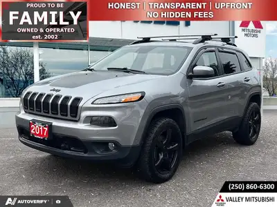 The 2017 Jeep Cherokee comes fully equipped with a 4x4 drive as well as offers a variety of differen...
