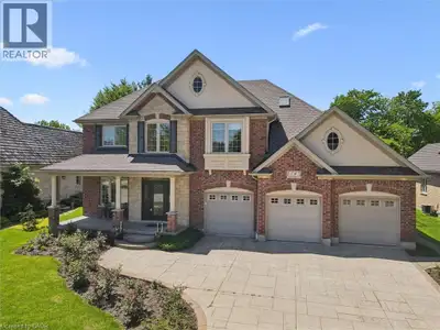 Nestled on a quiet, executive cul-de-sac in one of Kitchener’s most prestigious enclaves, this custo...