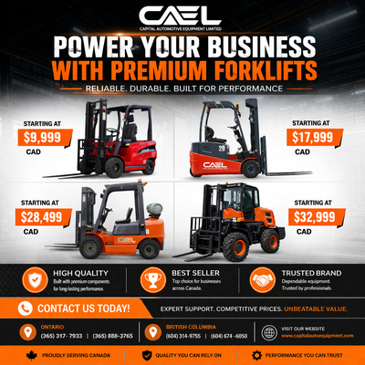 Finance!New CAEL Forklift Electric / Diesel/ propane different capacity CERTFIED & WARRANTY 9,999 Ex...