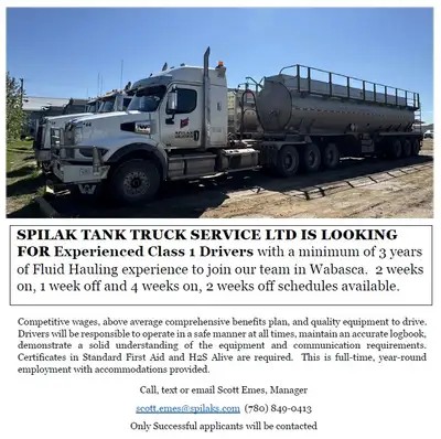 WANTED : CLASS 1 FLUID DRIVERS, View more