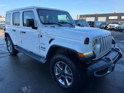 2018 JEEP Wrangler 4MK Auto 514 865 4438 2018 Jeep Wrangler Unlimited Sahara 4X4 V6 3.6L - Toit amov...