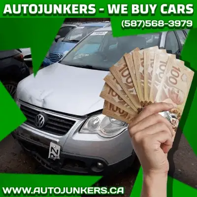✅ 24/7✔️SCRAP CAR REMOVAL - CASH FOR USED & JUNK CARS