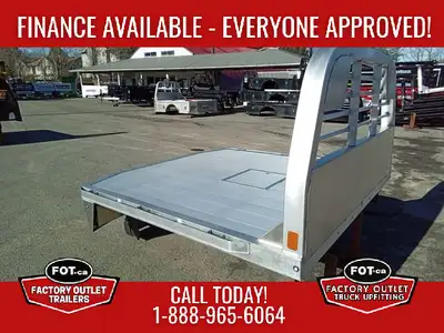 NEW 7ft Short Box Aluminum Truck Deck from CM Truck Beds - 7ft X 84in Deck - 38in Cab to Axle - 42in...
