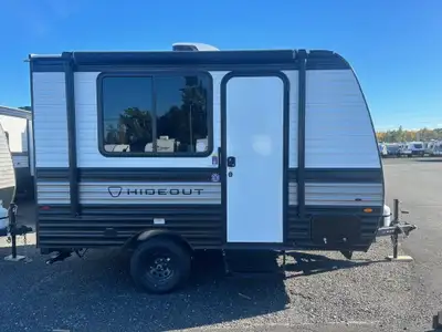 Financing Available O.A.C. 2026 Keystone Hideout 131RK Compact, lightweight, and loaded with smart f...