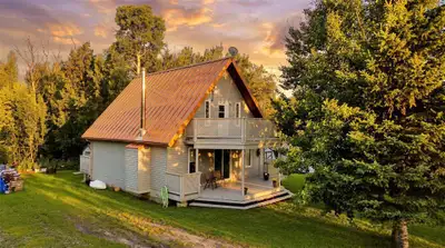R36//Otter Lake/Turn-key lake property awaits! This charming 2008-built, four-season cabin is move-i...