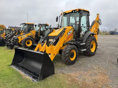 2025 JCB 3CX-15 PLUS TRACTOR LOADER BACKHOE STOCK #A108912 109 HP ENGINE 9859 POUND OPERATING WEIGHT...