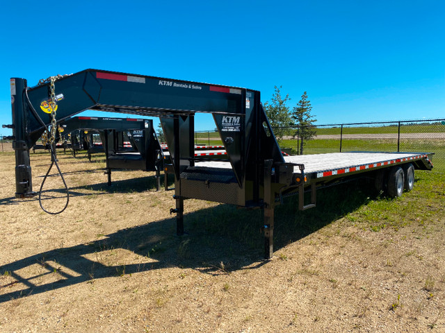 **2024 8.5 x 30' Gooseneck, Monster Ramps, 20000# GVWR in Cargo & Utility Trailers in Edmonton