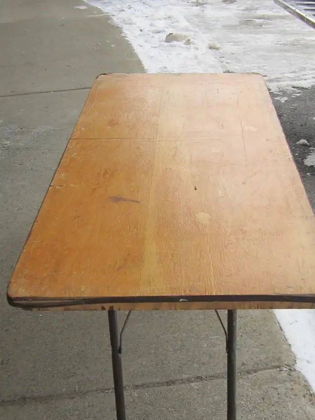 Used 8 ft  H/D 3/4 Plywood Finished Tables in Other in Sudbury - Image 3
