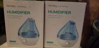 Two Homasy Humidifier VicTsing HM610A Moisture Total.price $35