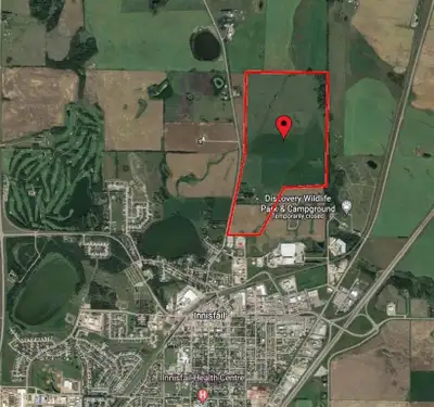 270 Acres of PRIME Industrial Development Land on the Leading Edge of Innisfail’s NASP. This Unique...